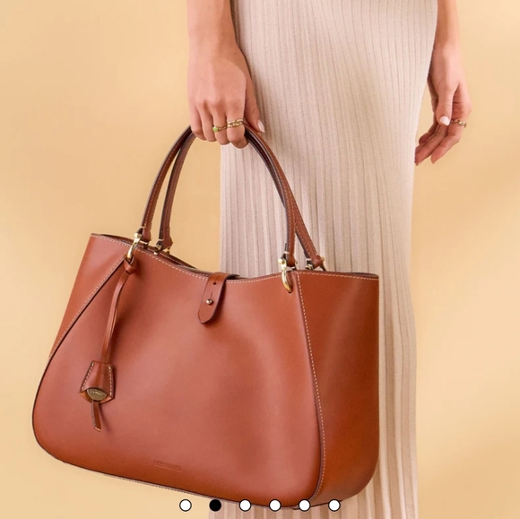 EUC Alto CAMILLA Dooney & Bourke Brown Leather Satchel Bag - Picture 7 of 16